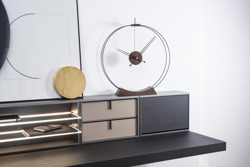 Table Top Design Fiberglass Clock