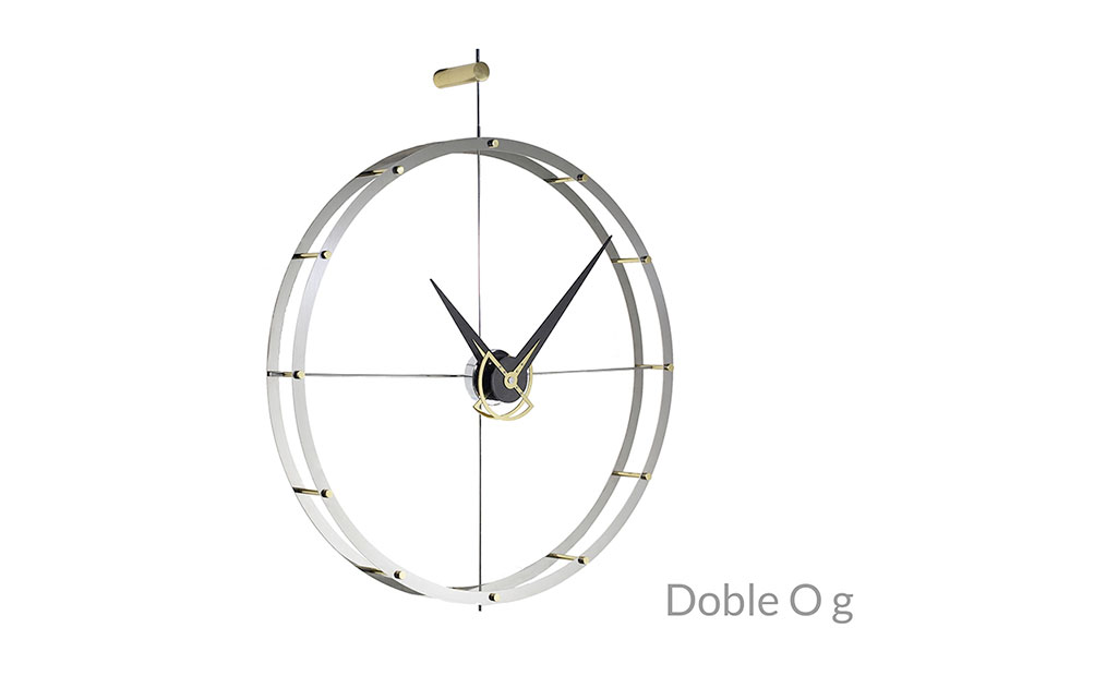 Design Graphite Metal Wall Clock