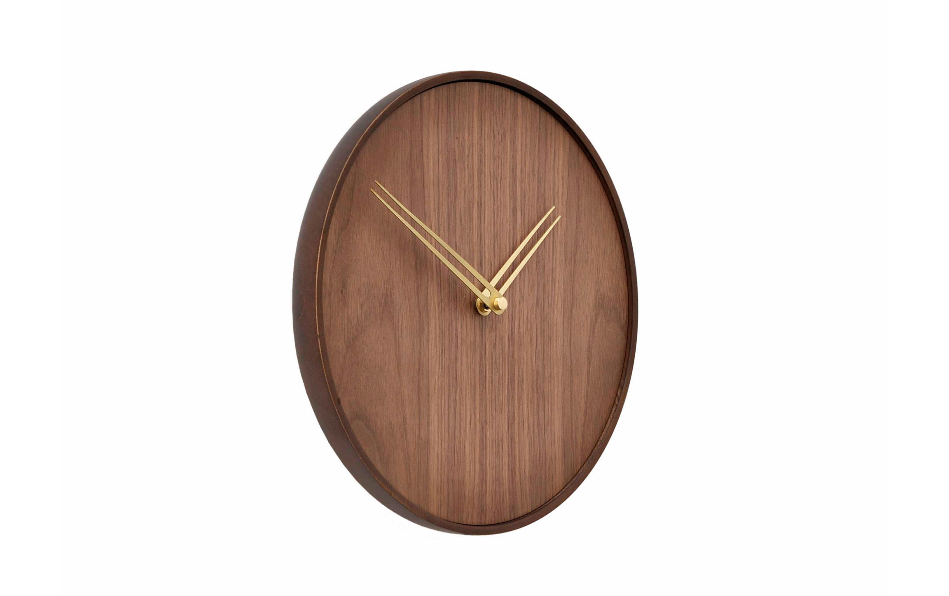Wallnut Design Wall Clock