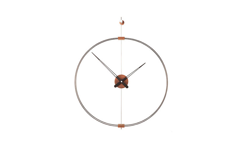 Wallnut Fiberglass Design Clock